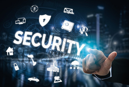 安全防火墙技术用于防御黑客和不安全的隐私信息图片