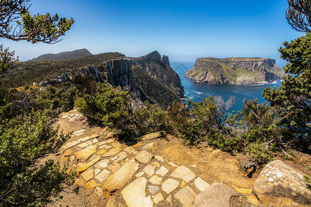 塔斯曼半岛公园的美丽海岸景观图片