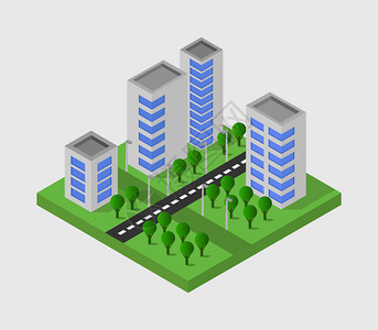 绿化等度城市平面设计图图片