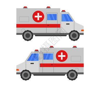 救护车侧面带门的设计对比图图片