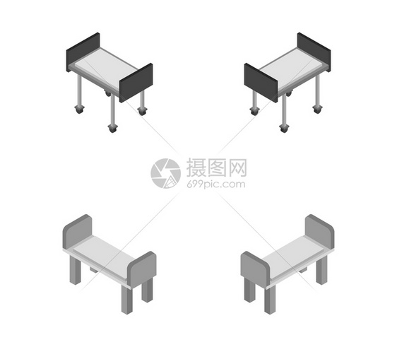 医院病床图片