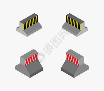 实体等度路障设计对比图图片