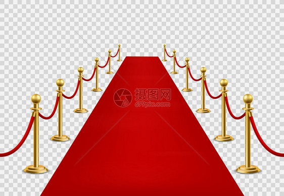 红地毯大开幕仪式vip活动或州巡视电影首映式名人登入红色天鹅绒地毯在颁奖仪式上设置障碍矢量模拟名人登入红色天鹅绒地毯设置障碍矢量图片