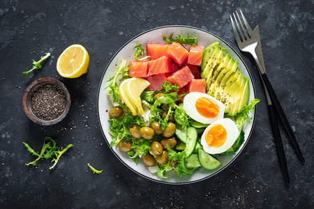 生菜沙拉健康食品图片