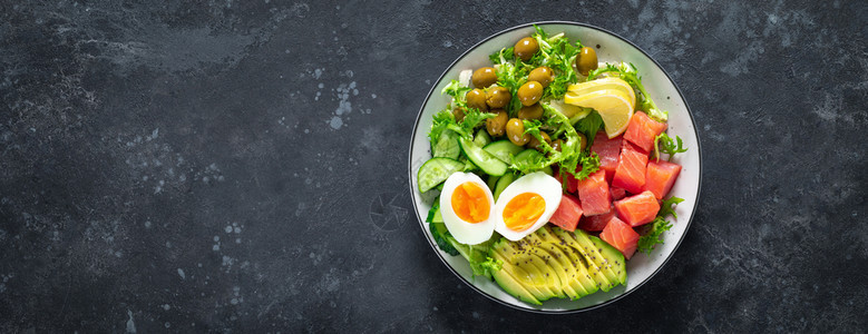 生菜沙拉健康食品图片