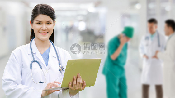 专业医疗技术研究所和医生工作人员图片