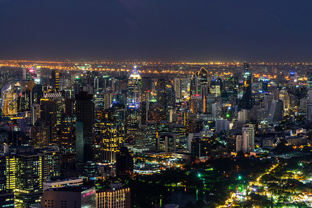 曼谷夜景图片