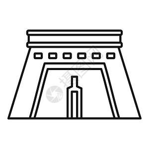 埃及之卢克索神庙插画