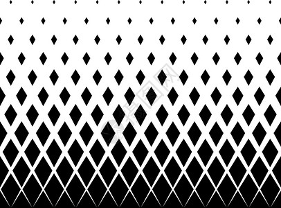 黑格子纹理白色背景的黑方块几何图案在一个方向上是无缝的选择方案短