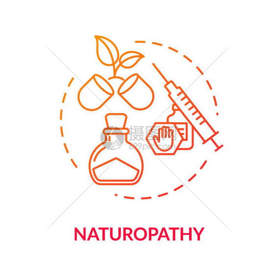 替代医学和传统概念的细线插图使用自然有机补救措施的传统治疗矢量孤立大纲rgb彩色图画图片