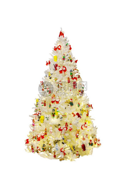 节日庆祝的圣诞树图片