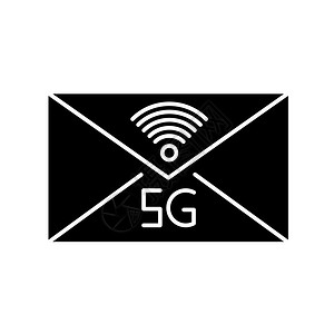 信息移动电话网络通信无线技术白色空间的光影符号矢量孤立图示插画
