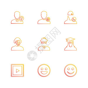未登录头像icon插画