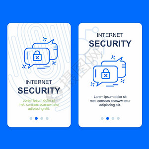 网络设计和应用程序界面的网络安全设计具有灵敏风格对信息图也有用矢量图解图片