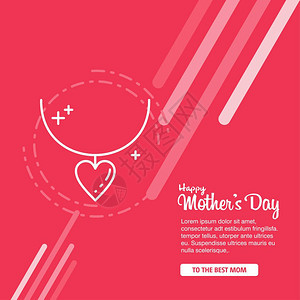 快乐的母亲日假背景可用于销售广告背景矢量用于网络设计和应用程序界面也可用于信息图表矢量说明图片