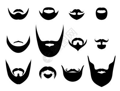 长胡子和形状的男长胡子和的男长和的男图片