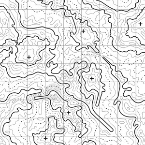 阿联酋地形图地形图矢量背景有山地纹理和网格形图示旅行救济示解有