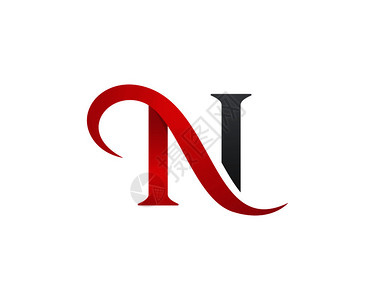 繁华nn字母标识商务模板矢量图标插画