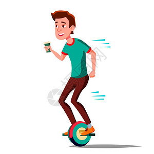 悬挂在浮板上的少年男孩骑着陀螺机单轮电动自平式行摩托车阳人示意图悬浮板上的少年男孩骑着陀螺机阳人图片