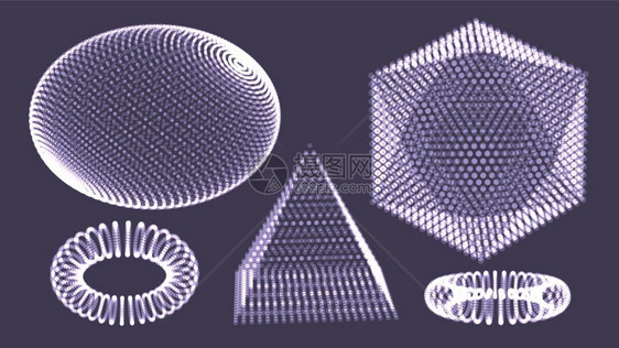 分子结构矢量图图片