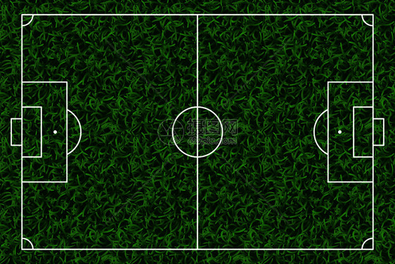 绿色足球场矢量背景图片