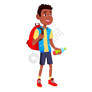 黑色俯视男生孩在广告小册子标牌设计上配有矢量高中生同学青少年教室