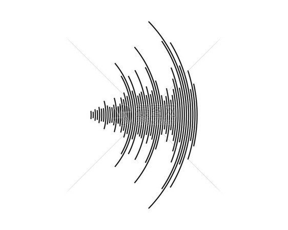 声音波矢量说明设计模板图片
