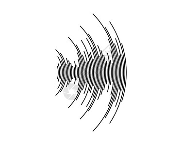 声音波矢量说明设计模板图片