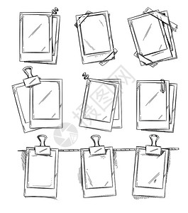 同学聚会相册封底设计插画