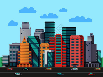 城市建筑景观平面图图片
