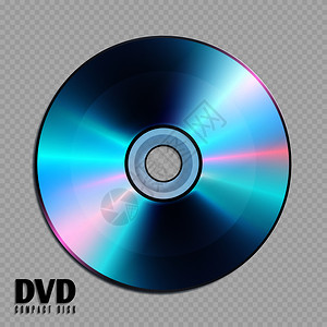 实际的cd或v光盘关闭矢量插图带音频或视存储的磁盘带数据信息的光盘现实图片