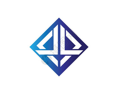 l灵芝l字母标识模板矢量图插画