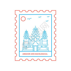 泰姬陵建筑邮票图片