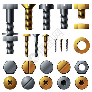 螺栓和螺丝钉图片