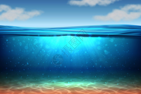 3d海洋背景图片_3d海洋背景素材_3d海洋背景高清图片_摄图网图片下载