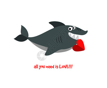 鱼背景素材插画-鱼背景素材卡通-可爱猫咪无缝模式背景矢量说明插图