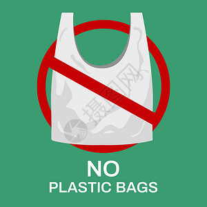 没有塑料袋生态购物市场回收和停止使用塑料袋禁止无害生态的袋环境可以节省思想的病媒说明市场回收袋和停止使用塑料病媒说明图片