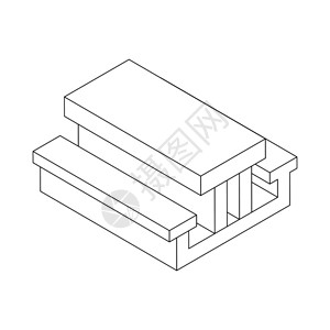 中桌子插画