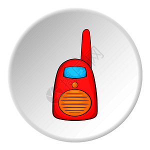 安全生产图标无线电图标卡通风格插画