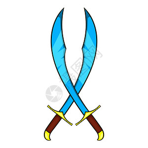 弯刀插画