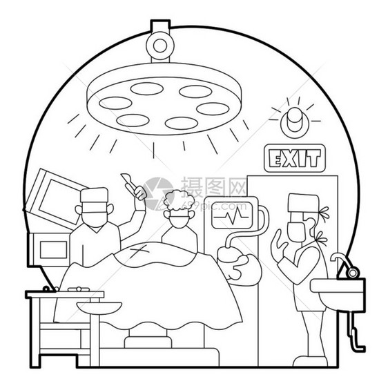 医院手术概念医院手术概念述医院病媒念用于网络医院手术概念图片