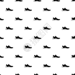 运动鞋图案运动鞋矢量网络模式的简单说明运动鞋图案简约风格图片