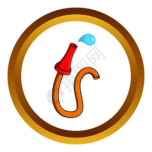 消防卡通图标插画