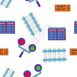 铁路元素插画集图片