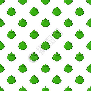 绿色糖碗平铺背景图图片