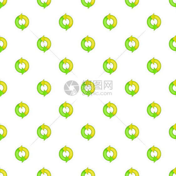 绿色刷新箭头模式绿色刷新箭头矢量模式的漫画插图用于Web绿色刷新箭头模式卡通风格图片