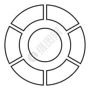 体温统计数据可视化圆盘矢量卡通设计元素插画