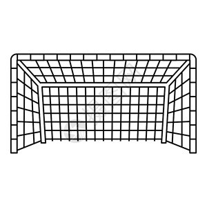 足球目标图用于网络的足球目标矢量图的大纲插足球目标大纲样式图片
