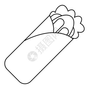 牛肉卷插画