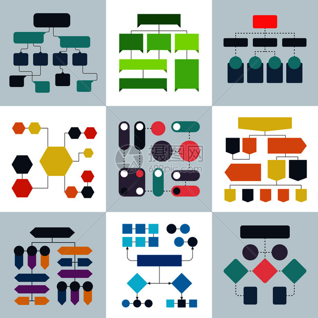 结构流程图和结构矢量信息图元素结构流程图表和结构流程和结构矢量信息元素图片